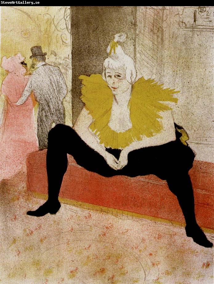 Henri  Toulouse-Lautrec The Seated Clowness